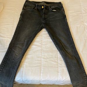 H&M gray skinny jeans